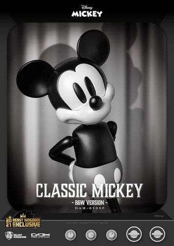Disney Mickey Classic Version B&W Version 21 cm4711061151179 Beast Kingdom KBA - Picture 5 of 5