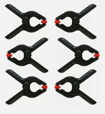6x2"MINI SPRING CLAMPS PLASTIC ART CRAFT GRIP JAW 5cm DIY MODEL MAKING MICRO 