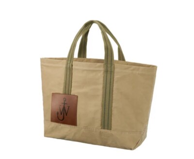 J.W. Anderson JWA x Uniqlo TOTE BAG w/Pocket, Brown 100%Cotton