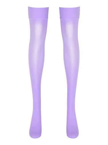 Women Mesh Sheer High Thigh Pantyhose Stocking See-through Long Socks Sexy Tight - Picture 22 of 61
