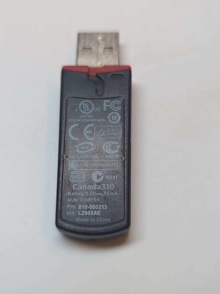 Logitech USB Wireless Receiver; P/N 810-000215, C-UAY59 Logitech USB Wireless Receiver; P/N 810-000215, C-UAY59