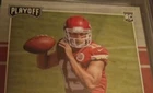 #204 2017 Panini Playoff Patrick Mahomes Rookie Graded PSA 8 Kansas City Chiefs