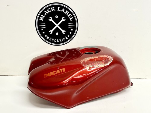 Genuine OEM Ducati 93-04 916/748/996/998 Red Fuel Petrol Gas Tank Needs Repair - Picture 6 of 12