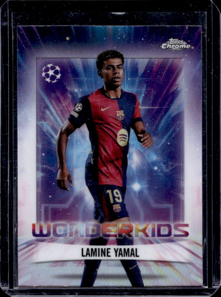 2024-25 Topps Chrome UEFA Lamine Yamal Wonderkids #WK-1 Barcelona