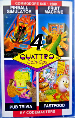 COMMODORE 64/128 -- QUATTRO COIN-OPS (CODEMASTERS)