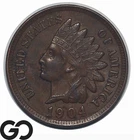 1904 Indian Head Cent Penny, Choice Unc++/BU