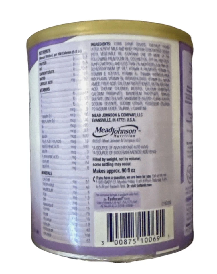 Enfamil Gentlease Infant Powder Formula 12.4 oz Cans Exp. 05/2027 - Lot Of 2 - Image 3 of 3