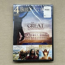 David & Goliath / Joseph & Brethren / Ten / Great Commandments (DVD NEW) Bible