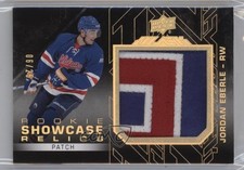 2015 UD Black Rookie Showcase Relics 6/25 Jordan Eberle #RSR-EB Jumbo Patch 1j6