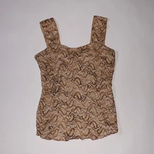 Vintage Y2K CDW Creative Works Designs Inc. Cream Tanktop