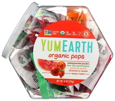 YumEarth Organic Fruit Lollipops, 6 Ounce