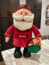 Stuffins 1999 Santa Claus Plush w Tag 24" Rudolph Island of Misfit Toys Sally