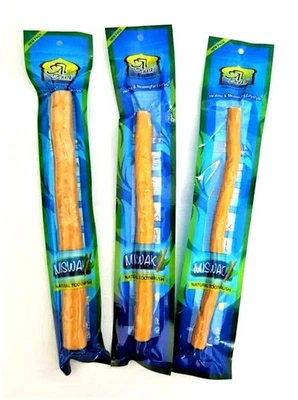 AL KHAIR Medium Miswak Natural Organic Toothbrush Peelu Arak Stick (Al-Khair) Bulk Buy