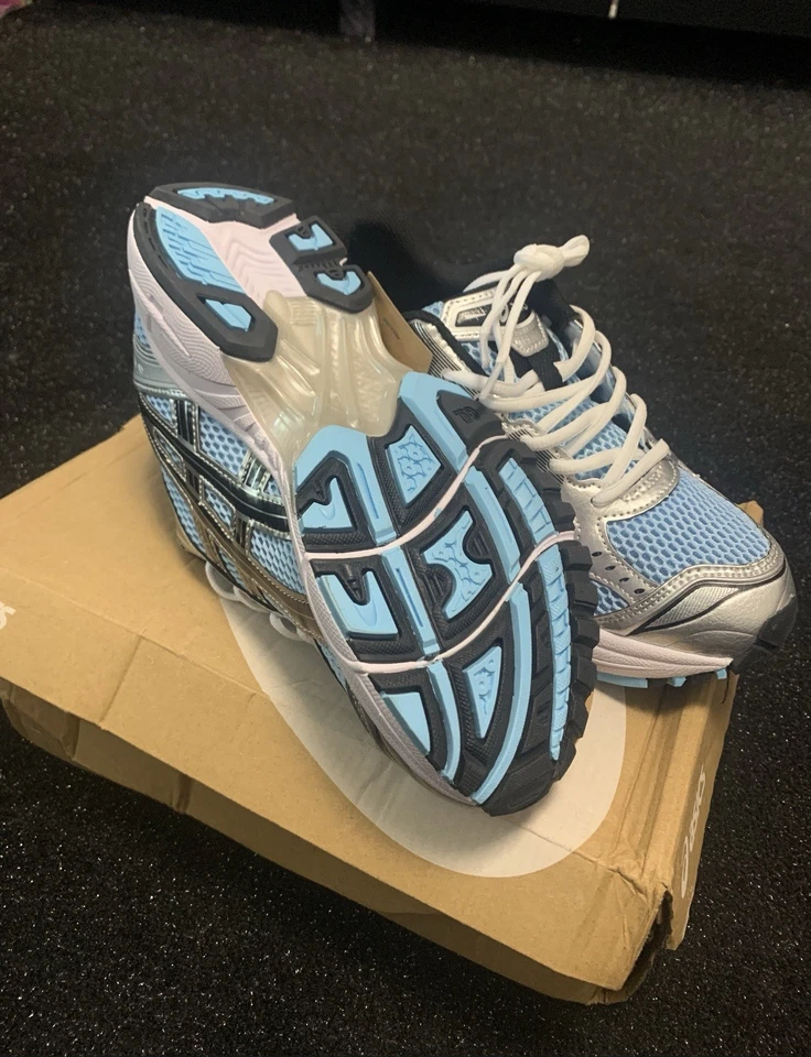 ASICS Gel-1130 Herren Sneaker blau/silber/schwarz/weiß Mesh Schnürung - Bild 2 von 3