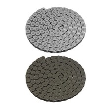 YBN MK918 Half Link 1 Speed Bike Chain 1/2 x 1/8 Chrome/Black Freestyle Cruiser.