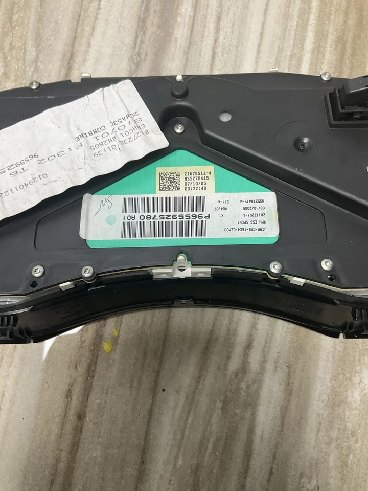Quadro strumenti cruscotto per modello PEUGEOT 307 codice ricambio: P9655925780 - Immagine 2 di 4