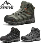 NORTIV 8 Men's Waterproof Hiking Boots Outdoor Trails Camping Trekking Boots