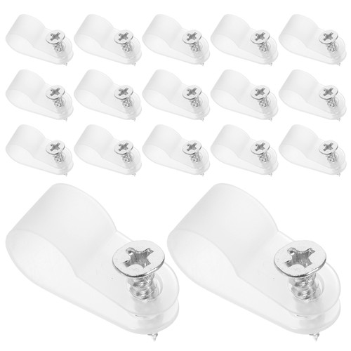 200 Pcs Wire Fixing Buckle Wall Clamps for Cords Electrical Clips - 第 5/12 張圖片