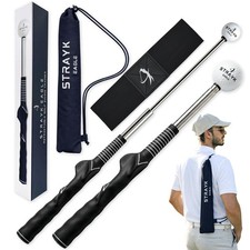 Retractable Golf Swing Trainer - Fix Your Slice - Improve Tempo - Mixed