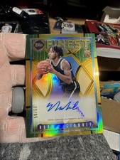 2023-24 Topps Finest Flashback Autograph Noah Clowney #FLA-NC Gold Refractor /50