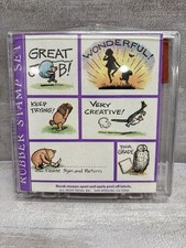All Night Media Classic Winnie The Pooh At School Rubber Stamp Set Of 6 Teacher