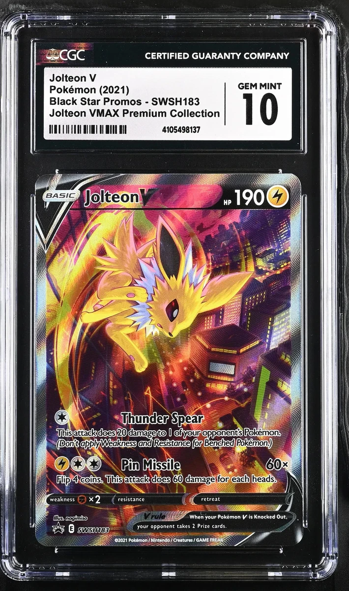 Pokémon TCG Grade 10 Jolteon Individual Collectible Card Game