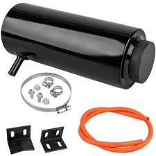 Coolant Overflow Tank, 800ml Aluminum Radiator Black Coolant...