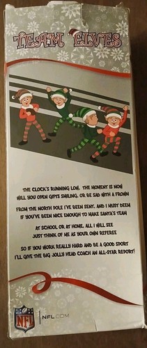 Atlanta Falcons NFL TEAM Logo Elves Elf Christmas decor 9" Forever Shelf decor - Picture 5 of 8