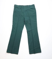 Vtg 60s 70s Streetwear Mens 36x31 Cuffed Wide Leg Bell Bottoms Chino Pants USA