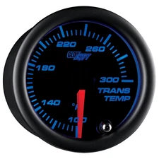 LIKE NEW GLOWSHIFT TINTED 7 COLOR TRANSMISSION TEMPERATURE GAUGE w SENSOR
