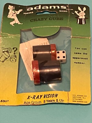 Magic Trick Adams Crazy Cube Mind Reading Easy to Do RARE