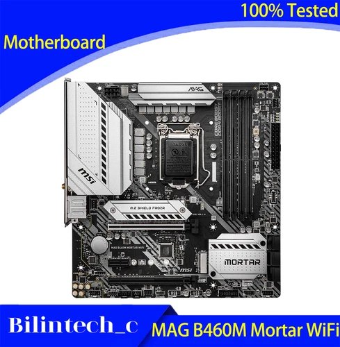 FOR MSI MAG B460M MORTAR WIFI Motherboard Supports 10400/10400F/10500 DDR4 128GB