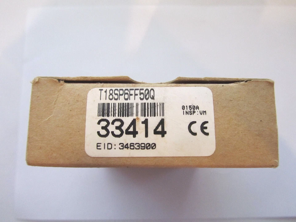 BANNER T18SP6FF50Q 33414 EZ-BEAM T18 SERIES SENSOR UNUSED - Image 3 of 4