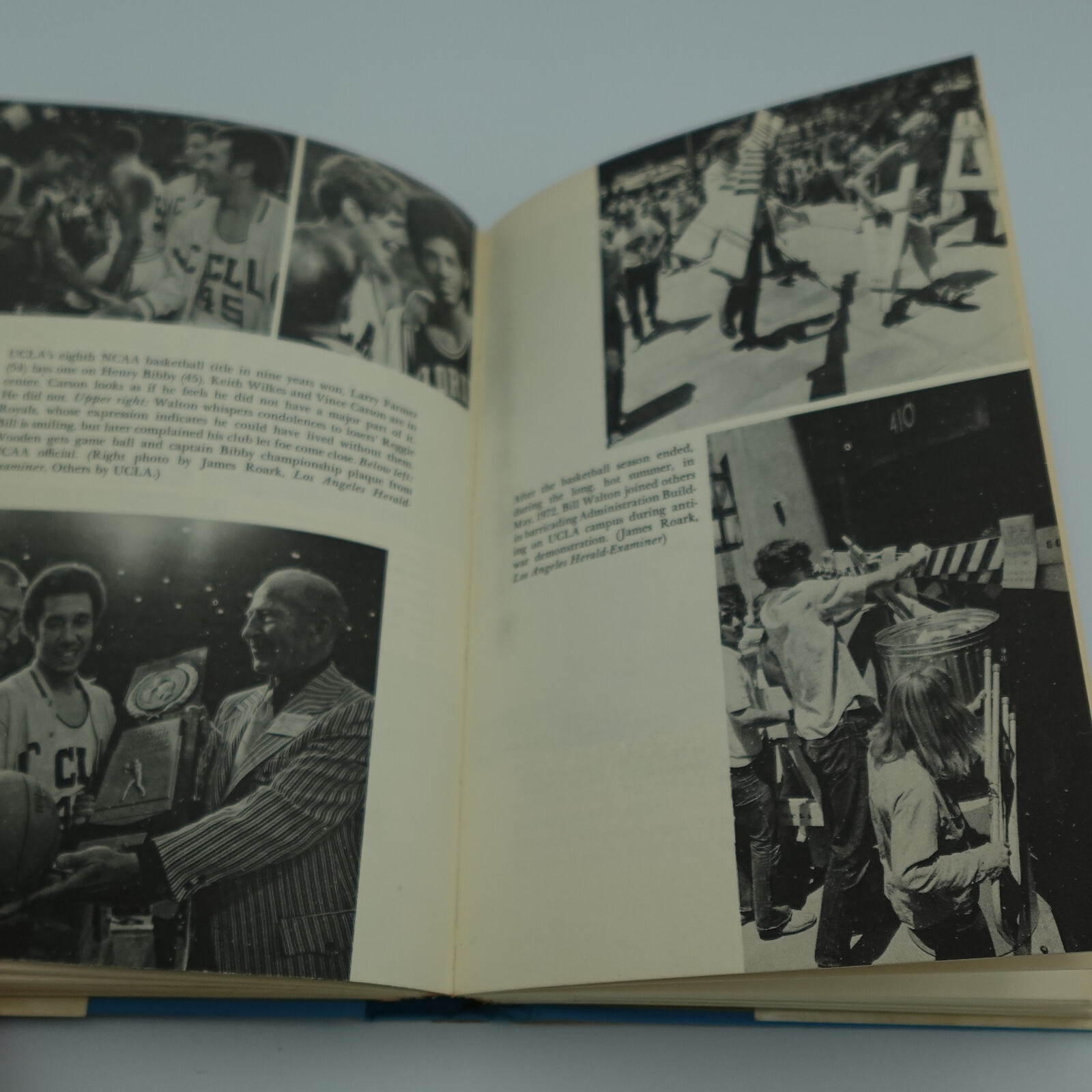 The Walton Gang  by Bill Libby  1974 Hardcover DJ Basketball UCLA College