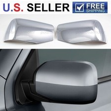 For 2009-2015 Honda Pilot Ex Lx Ex-l Chrome Mirror Covers Trim Wo Turn Signal