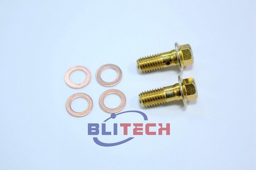 Braided Stainless Brake Hose Kit Fit 2001-2007 Silverado/Sierra 2500HD/3500 Blue - Picture 8 of 8