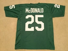 UNSIGNED CUSTOM Sewn Stitched Tommy McDonald Green Jersey - M, L, XL, 2XL