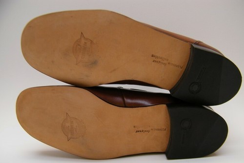 VTG FLORSHEIM DESIGNER COLLECTION BRN LEATHER TASSEL LOAFER DRESS SHOES 9 1/2 D - Picture 8 of 8