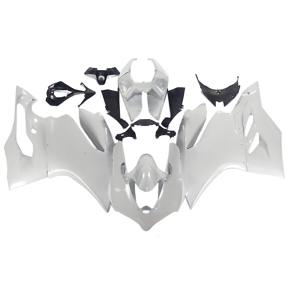 White ABS Bodywork For Ducati 899 1199 2012 2013 12 13 Plastic Fairings Cowlings
