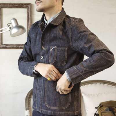selvedge denim work jacket