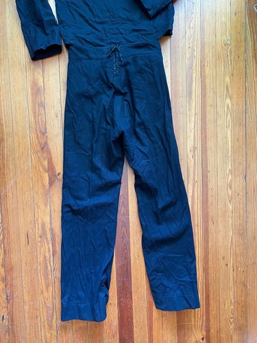 Vietnam War Era USCG US Coast Guard Dress Blue Uniform Jumper & Pants Named - Picture 10 of 12