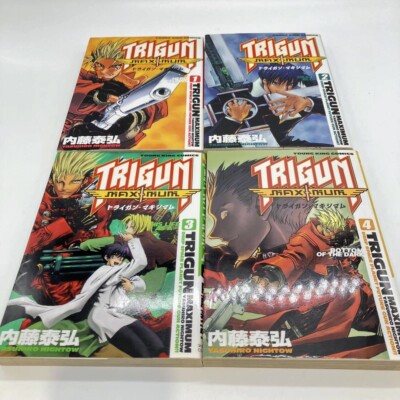 Trigun MAXIMUM Complete Manga Set Vol. 1-14 Japanese Comic Books