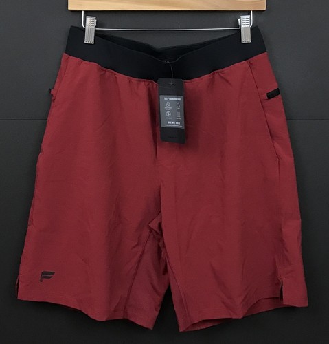 NWT Fabletics Men’s 9” Franchise Shorts Unlined Red Size M