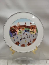 Villeroy & Boch Design Naif  12" Round Platter Gerard Laplau  Luxembourg 