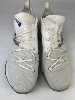 Under Armour Curry 5 Low Triple White Men's Shoes Size 13