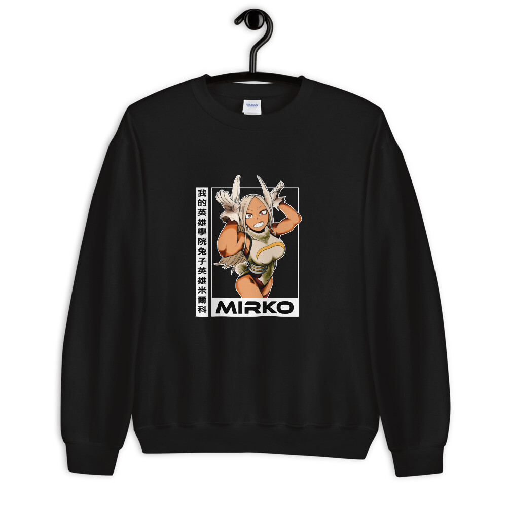 Unisex Rabbit Hero Mirko Sweatshirt Rumi Usagiyama Miruko