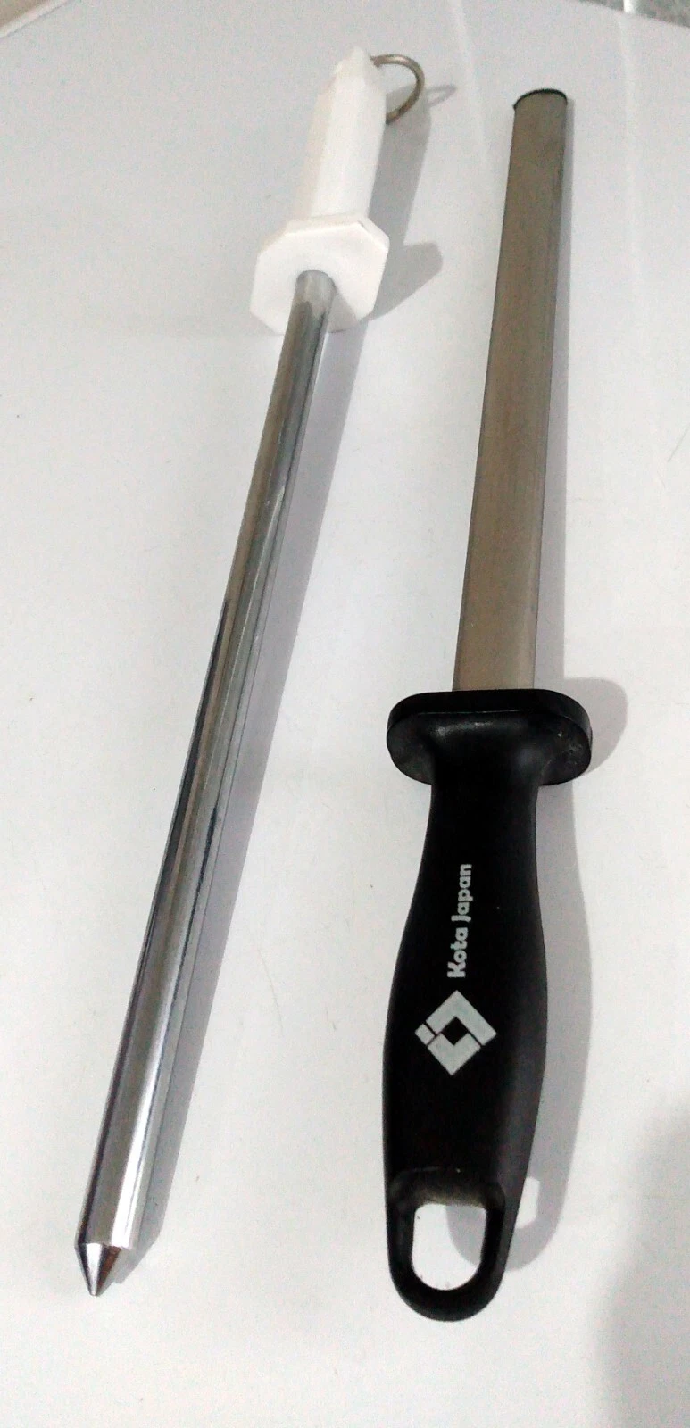 Kota Japan 12" Diamond Carbon Pro Sharpener Rod & Mundial 12" Sharpening Steel