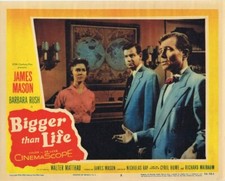 BIGGER THAN LIFE Original Lobby card 3 James Mason Barbara Rush Walter Matthau