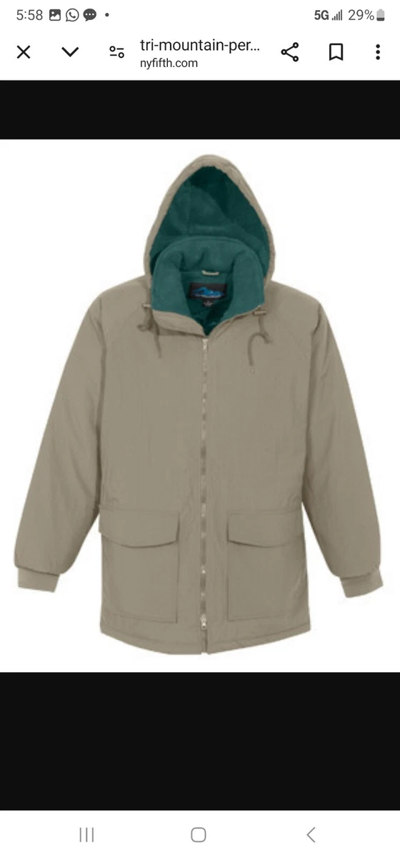 Tri-Mountain Nylon Outer Shell Coats, Jackets & Vests Parkas for