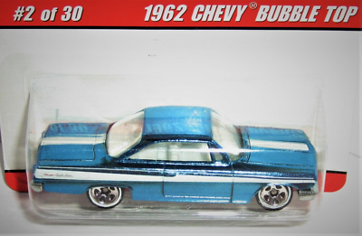 Hot wheels Classics Series 2 1962 Chevy Bubble Top Blue/White #2